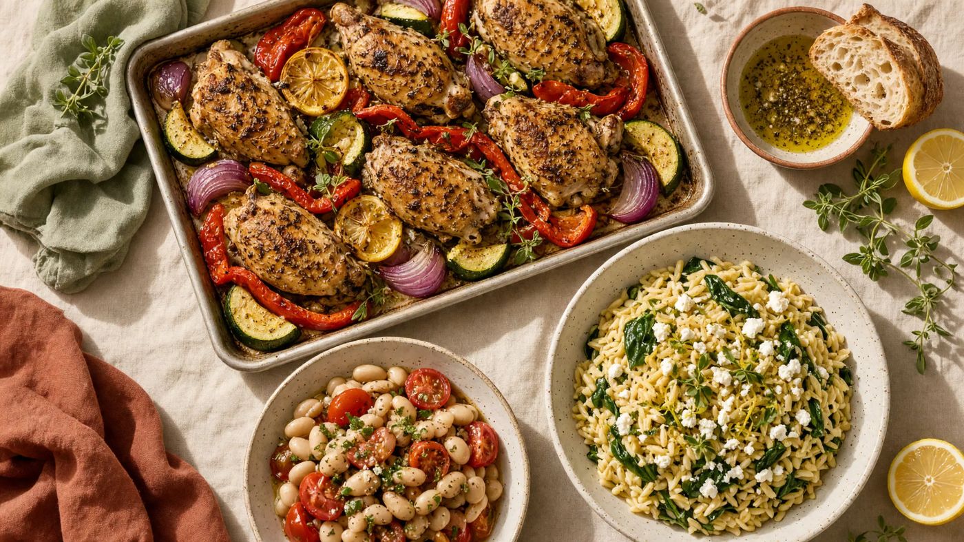 Sample Mediterranean Diet Meal Plan